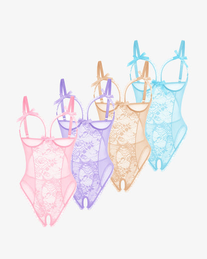2Packs Sets Lace Mini Bodysuit