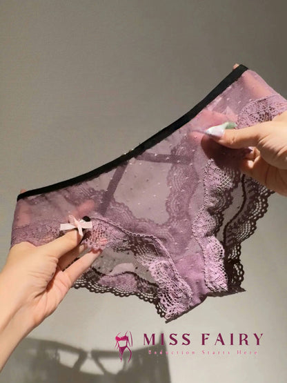 Twilight Plum Edition | 6-Piece Lace & Mesh Panty Gift Set